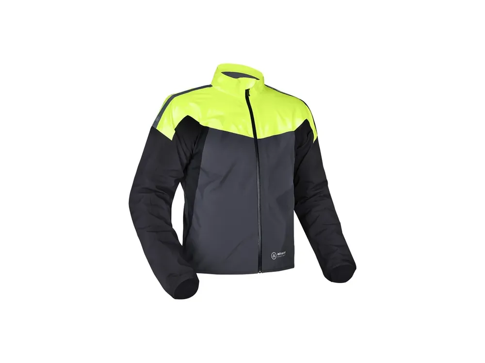 Pouze dnes - bunda RAIN SEAL PRO, OXFORD ADVANCED (šedá/černá/žlutá fluo)