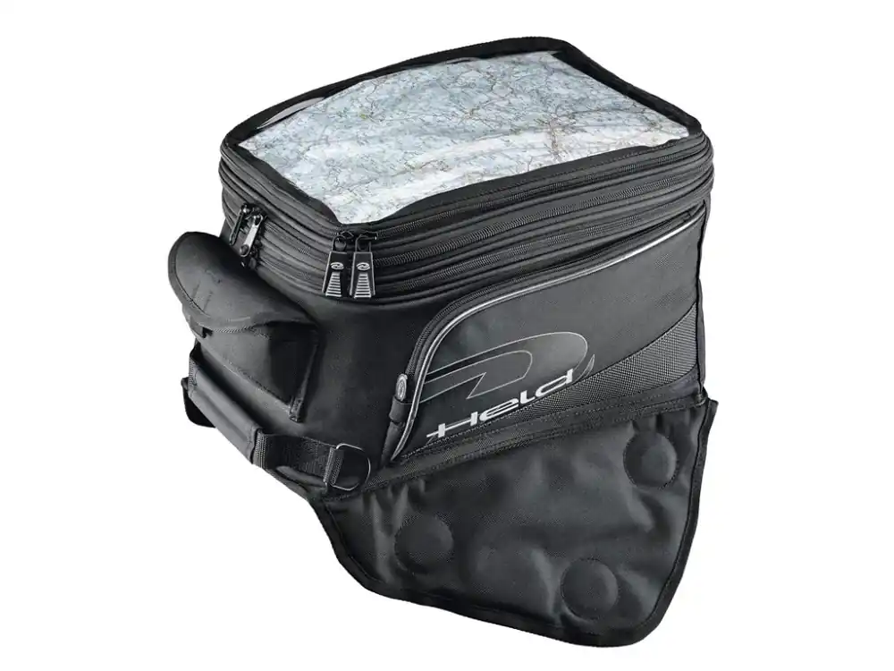 Přidat do košíku - Held CARRY II tankbag na motorku s magnety i popruhy, 13-20 ltr.
