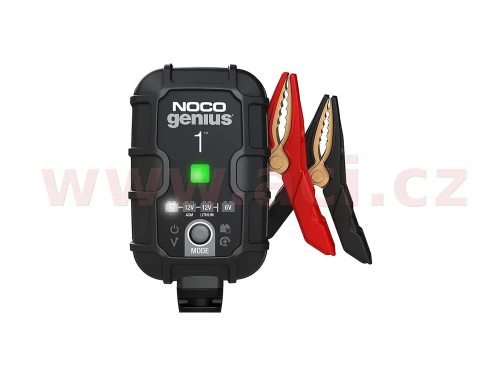 Zlevněno | nabíječka NOCO GENIUS1, 6/12 V, 1 - 30 Ah, 1 A