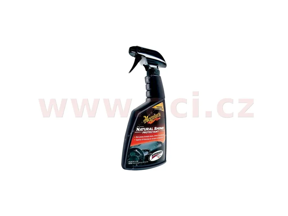 MEGUIARS Natural Shine Vinyl & Rubber Protectant - ochrana interiérových plastů, přirozený vzhled (nedodává lesk) 473 ml | Právě dorazilo