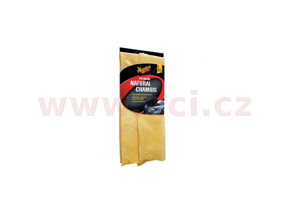 Meguiar‘s Natural Chamois - přírodní jelenice (100% ovčí kůže) - Velmi populární