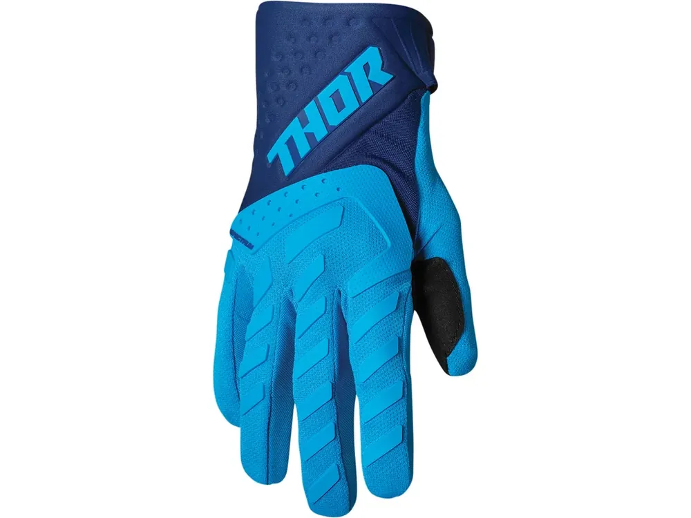 THOR SPECTRUM BLUE/NAVY motokrosové dětské rukavice | Doprodej