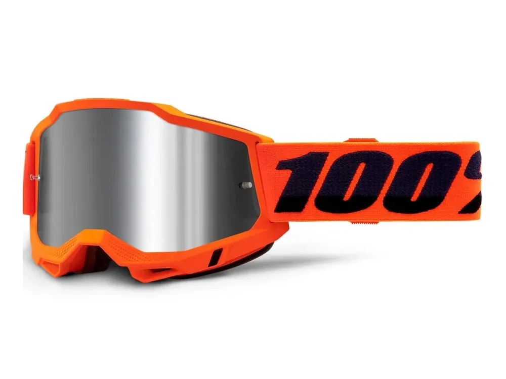Nabídka dne - ACCURI 2, 100% brýle Orange, zrcadlové stříbrné plexi