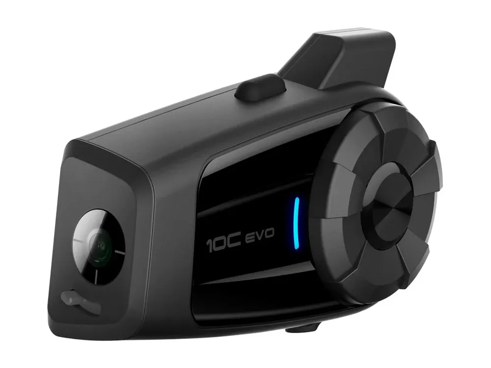 Snížená cena - Bluetooth headset 10C EVO s integrovanou 4K kamerou (dosah 1,6 km), SENA