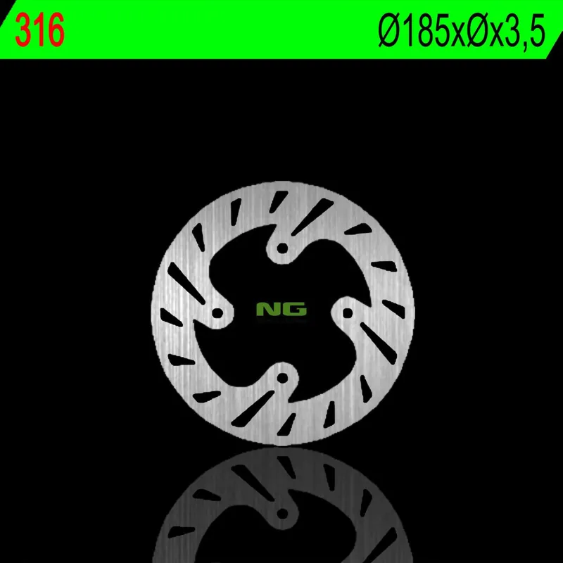 NG přední brzdový kotouč BETA REV REV3 125/200/250 99-02 (185X3,5MM) (4X10,5MM) | Poslední dny akce