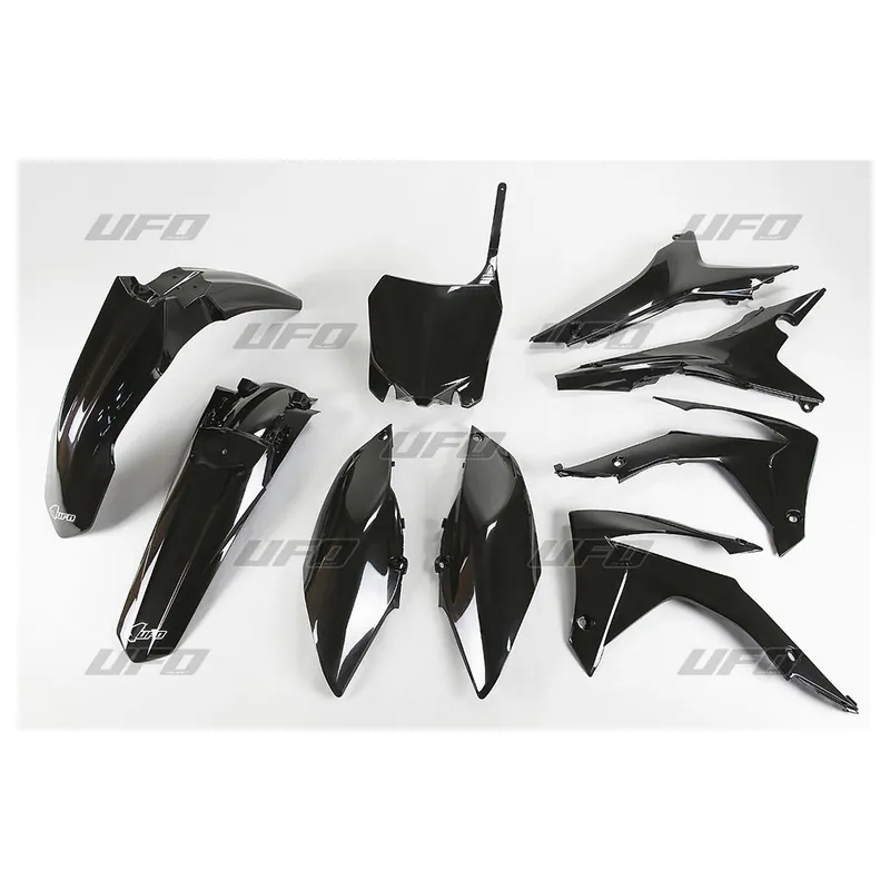 Skladem | UFO sada plastů a kryty airboxu HONDA CRF 250R 14-17, CRF 450R 13-16 (černá)