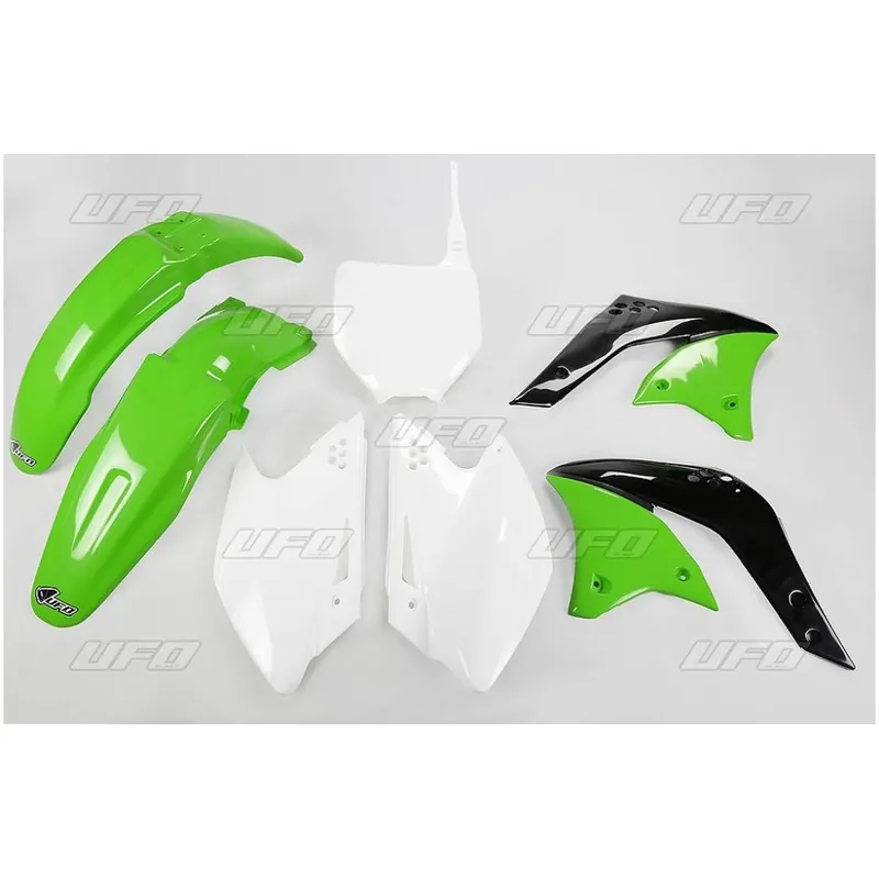 Výhodná nabídka | UFO sada plastů KAWASAKI KXF 250 ‘06 (zelená/bílá)