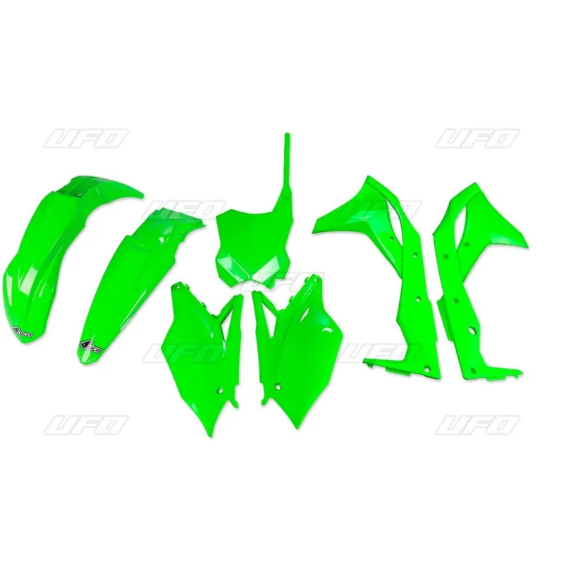 UFO sada plastů KAWASAKI KXF 250 ‘17 (zelená fluo) - Právě přidáno