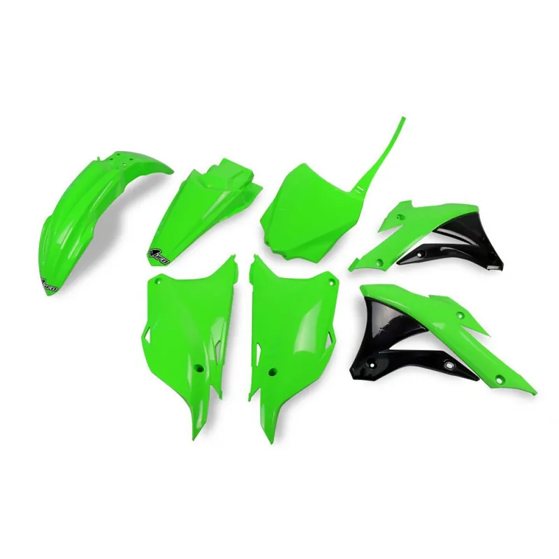 Jen dnes | UFO sada plastů KAWASAKI KX 85 ‘14-‘21 (zelená/černá)