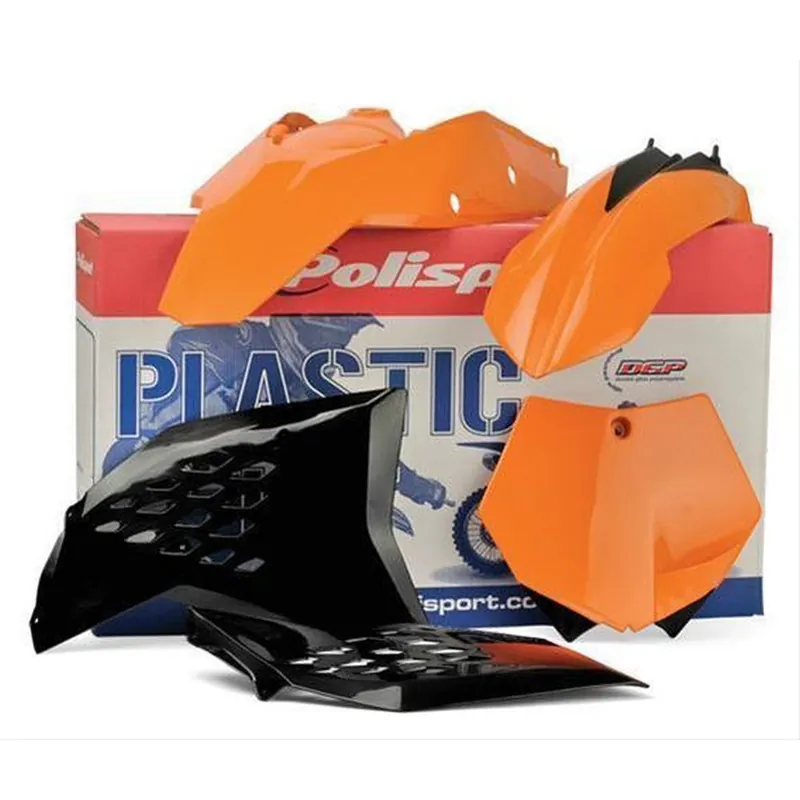 Akční nabídka - Sada plastů KTM SX 85 ‘13-‘17 (oranžová/černá), POLISPORT