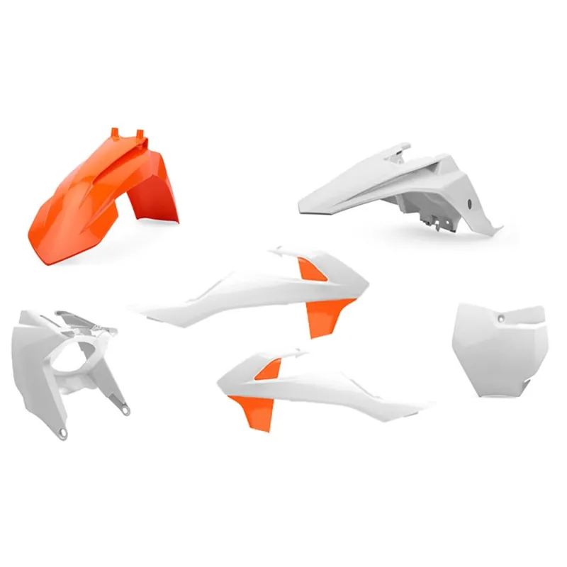 Akční nabídka | Sada plastů KTM SX 65 ‘16-‘23 (oranžová/bílá), POLISPORT