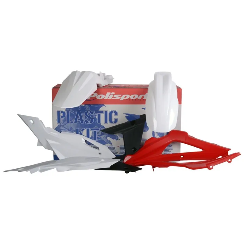 Akce | Sada plastů HUSQVARNA TC/FE ‘09 (červená/bílá/černá), POLISPORT