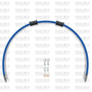Hadice zadní brzdy Venhill POWERHOSEPLUS YAM-7016R-SB (1 hadice v sadě) modré hadice, chromové koncovky | Akční cena