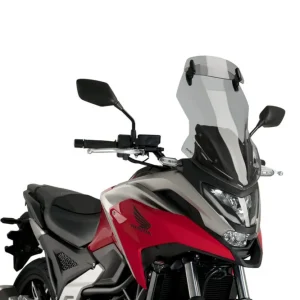 Velká sleva | Plexi štít PUIG TOURING WITH VISOR 20753H kouřová pro HONDA NC 750 X / XD 2021-2024