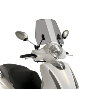 Plexi štít PUIG TRAFIC 20747H kouřová pro YAMAHA D‘elight 125 2021-2026 | Doprodej zásob