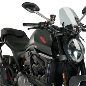 Ušetřete nyní - Plexi štít PUIG NEW GEN. SPORT 20712H kouřová pro DUCATI Monster 937 (ABS) 2021-2024, DUCATI Monster 937 SP 2023-2025