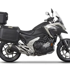 Zlevněno | Kompletní sada černých hliníkových kufrů SHAD TERRA BLACK, 37L topcase 36L/36L boční kufry, včetně montážní sady a plotny SHAD HONDA NC 750 X 2021-