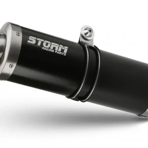 Koncovka výfuku STORM OVAL H.079.LX2B černá pro HONDA CRF 1100 L Africa Twin 2020-2026 - Vysoká kvalita