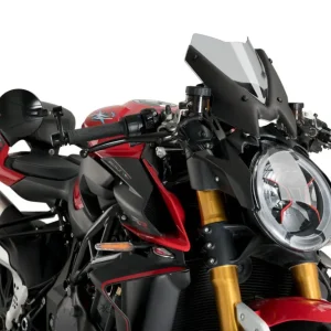 Plexi štít PUIG NEW GEN. SPORT 20680H kouřová pro MV AGUSTA Brutale 1000 RR 2019-2024, MV AGUSTA Brutale 1000 RS 2019-2024 | Jen tento týden