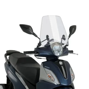 Plexi štít PUIG URBAN 20826W průhledná pro SYM Symphony 125 2021-2022 - Čerstvá novinka