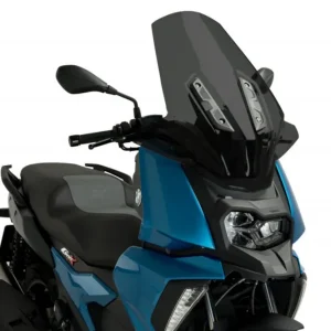 Velmi populární - Plexi štít PUIG V-TECH LINE TOURING 20732F tmavá kouřová pro BMW C 400 GT 2019-2021
