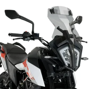 Nabídka | Plexi štít PUIG TOURING WITH VISOR 20415H kouřová pro KTM Adventure 390 / R 2020-2024