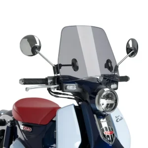 Plexi štít PUIG TRAFIC 3490H kouřová pro HONDA C 125 Super Cub 2018-2024 - Prodejní hit