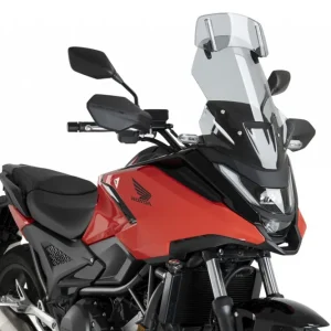 Plexi štít PUIG TOURING WITH VISOR 22510H kouřová pro HONDA NC 750 X / XD 2025-2026 - Prodejní hit
