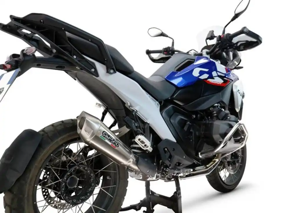 Snížená cena - Koncovka výfuku Slip-on GPR GP-REVO TITANIUM BM.109.1.GPRTIT Broušený titan pro BMW R 1300 GS Adventure 2024-2026