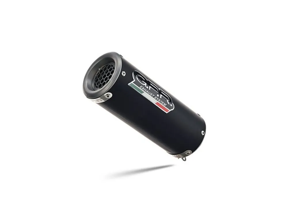 Pouze dnes - Výfuk kompletní GPR M3 BLACK TITANIUM VO.10.CAT.M3.BT Matná černá pro VOGE Brivido 125 R 2023-2024