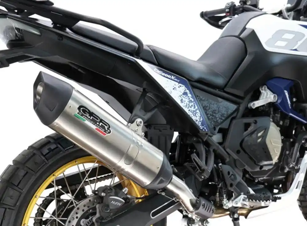 Nově k dispozici - Koncovka výfuku Slip-on GPR FURORE-X TITANIO VO.9.FUXTIT Broušený titan pro VOGE 800 Rally 2025-2026, VOGE DS 800 X RALLY 2025-2026