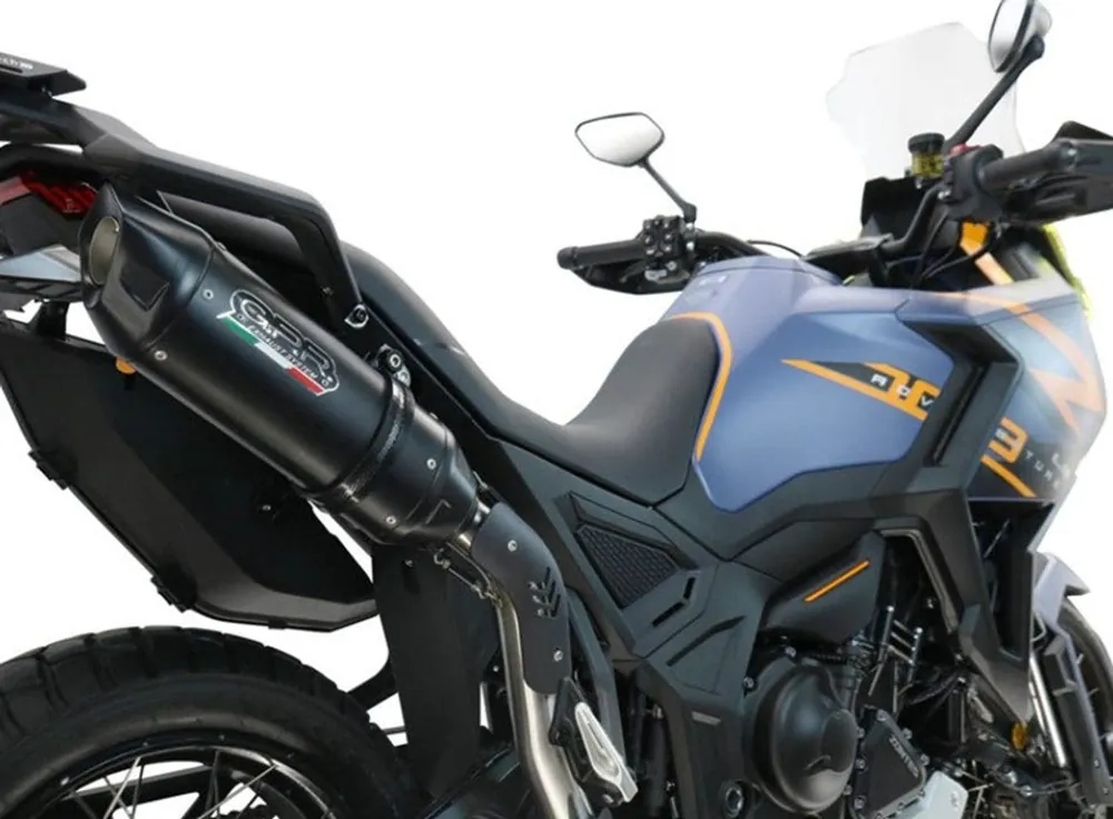 Koncovka výfuku Slip-on GPR FURORE-X TITANIO NERO Z.19.FUXTITBL Titanová matná černá pro ZONTES 703 F 2025-2026 | Skvělá cena
