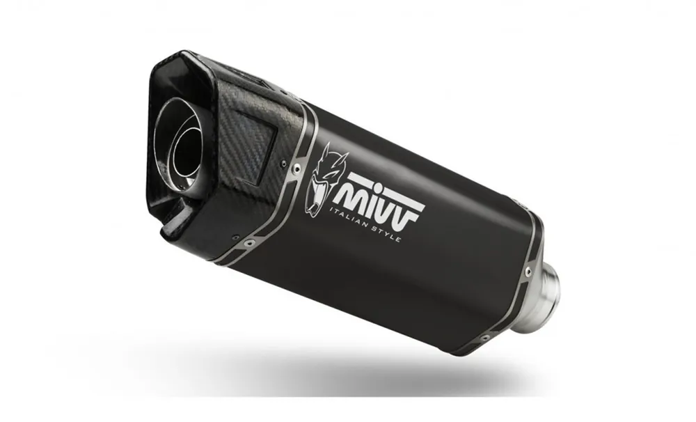 Výfuk kompletní 2x1 MIVV SR-1 S.067.LR1XB černá pro SUZUKI GSX-8S 2025-2026, SUZUKI GSX-8R 2025-2026 - Vrácení zdarma