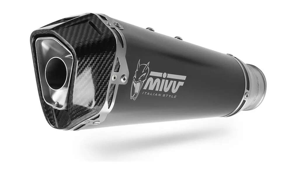 Výfuk kompletní 3x1 MIVV DELTA RACE Y.081.KDRB černá pro YAMAHA Tracer 9 2025-2026 - Speciální nabídka
