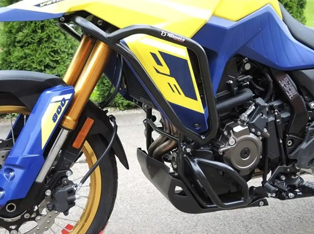 Ochranné rámy motoru RDMOTO CF196KD černá spodní+horní rámy pro SUZUKI DL 800 V-STROM 2022-2024 - Rychlé dodání