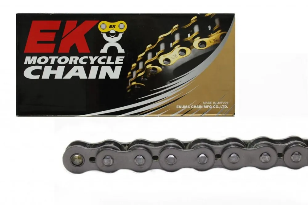 Řetězová sada EK - stříbrný řetěz 420 SH, netěsněný, kolečko SUPERSPROX, rozeta SUPERSPROX pro KTM SX 65 2012-2023 | Top cena