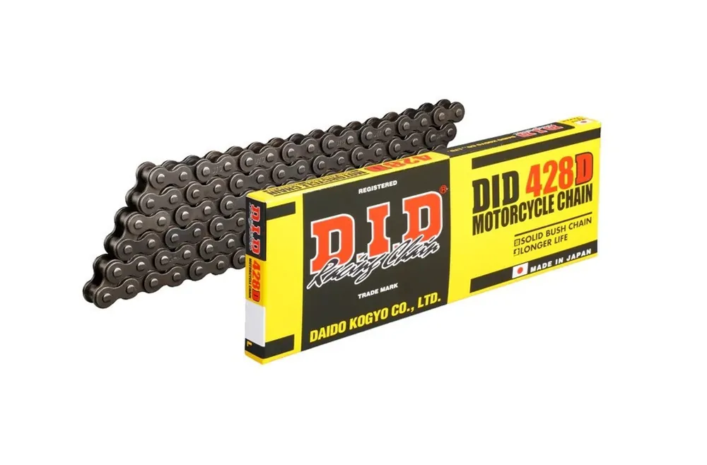 Ihned k objednání - Řetězová sada D.I.D Chain - stříbrný řetěz 428 D, netěsněný, kolečko JT, hliníková rozeta JT pro SUZUKI RM 80 1989-2001