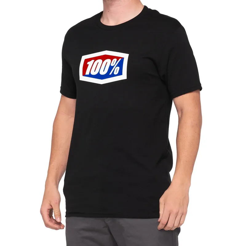 100% tričko OFFICIAL USA černé - Zlevněno